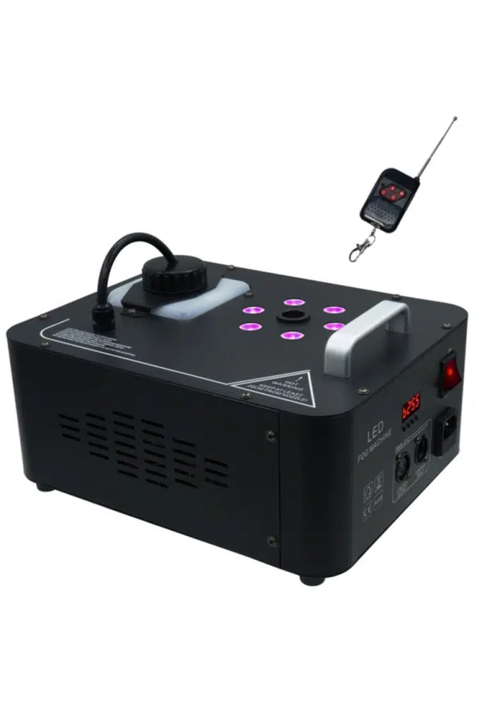 Quenlite Volcano-2000 DMX Sis Makinası 2000 Watt LED Işıklı ve Uzaktan Kumandalı Quenlite Volcano-2000 DMX Sis Makinası 2000 Watt LED Işıklı ve Uzaktan Kumandalı