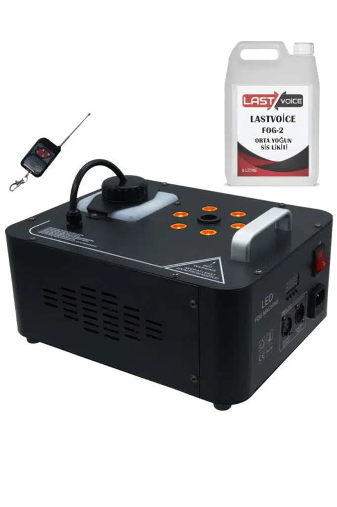 Quenlite Volcano-2000LK DMX Sis Makinası 2000 Watt LED Işıklı ve Uzaktan Kumandalı (5 Litre Likitli) Quenlite Volcano-2000LK DMX Sis Makinası 2000 Watt LED Işıklı ve Uzaktan Kumandalı (5 Litre Likitli)