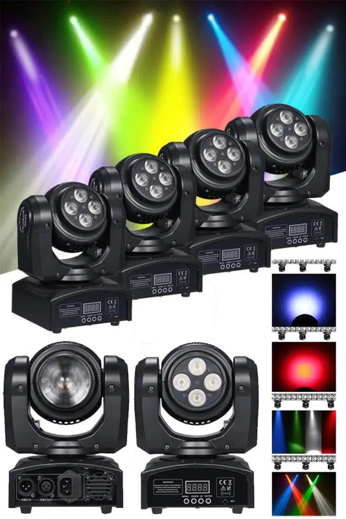 Quenlite Wash-207 DMX 512 Moving Head Hareketli Robot Sahne Işık Sistemi 70W RGBW Quenlite Wash-207 DMX 512 Moving Head Hareketli Robot Sahne Işık Sistemi 70W RGBW