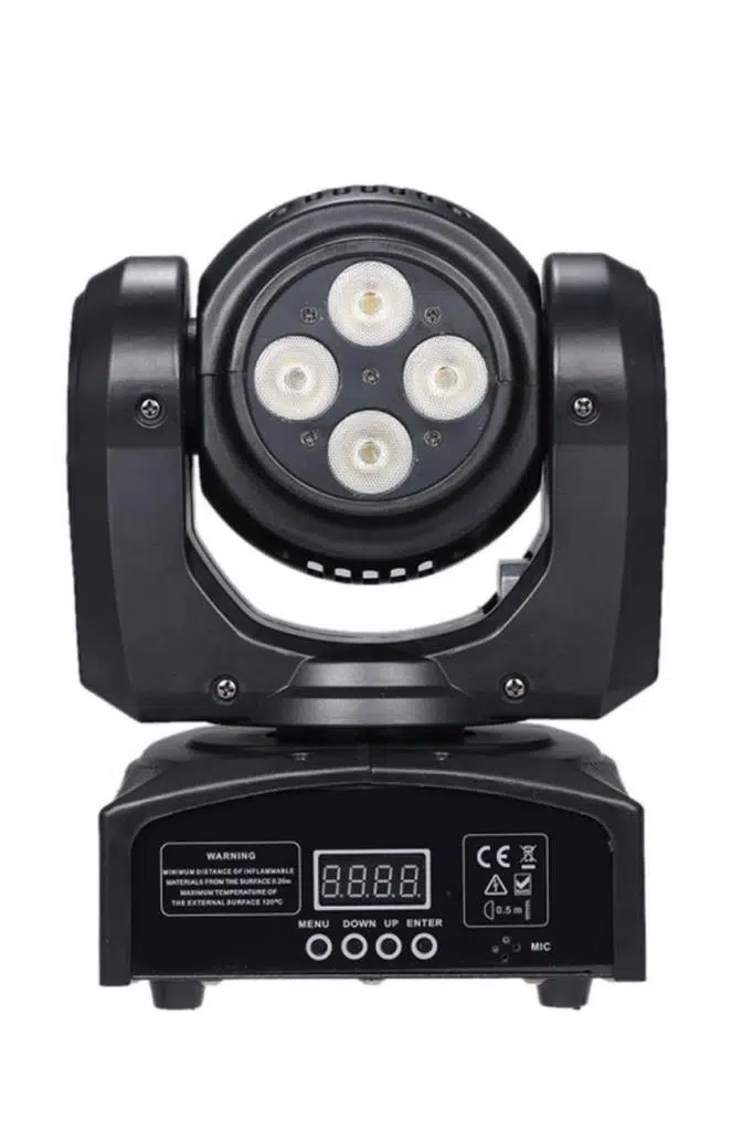 Quenlite Wash-207 DMX 512 Moving Head Hareketli Robot Sahne Işık Sistemi 70W RGBW