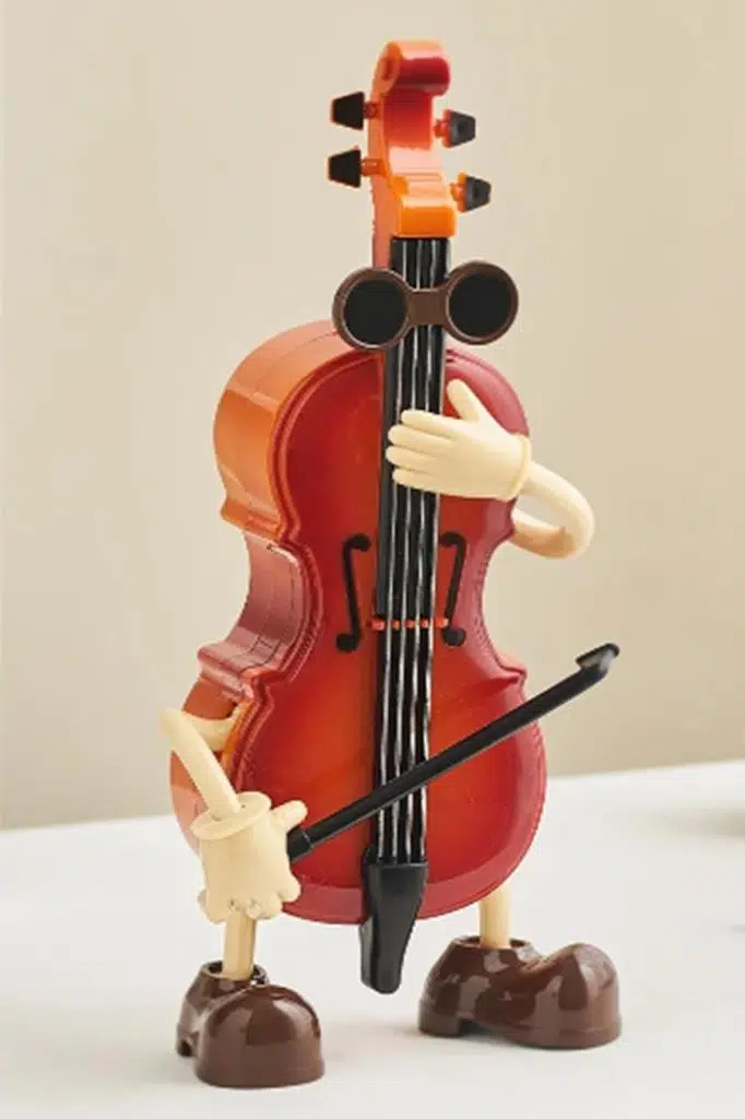 Rennes Çello Tasarımlı Dans Eden Müzik Kutusu Masa Süsü 21x9cm (RGV-C65YN) Rennes Çello Tasarımlı Dans Eden Müzik Kutusu Masa Süsü 21x9cm (RGV-C65YN)