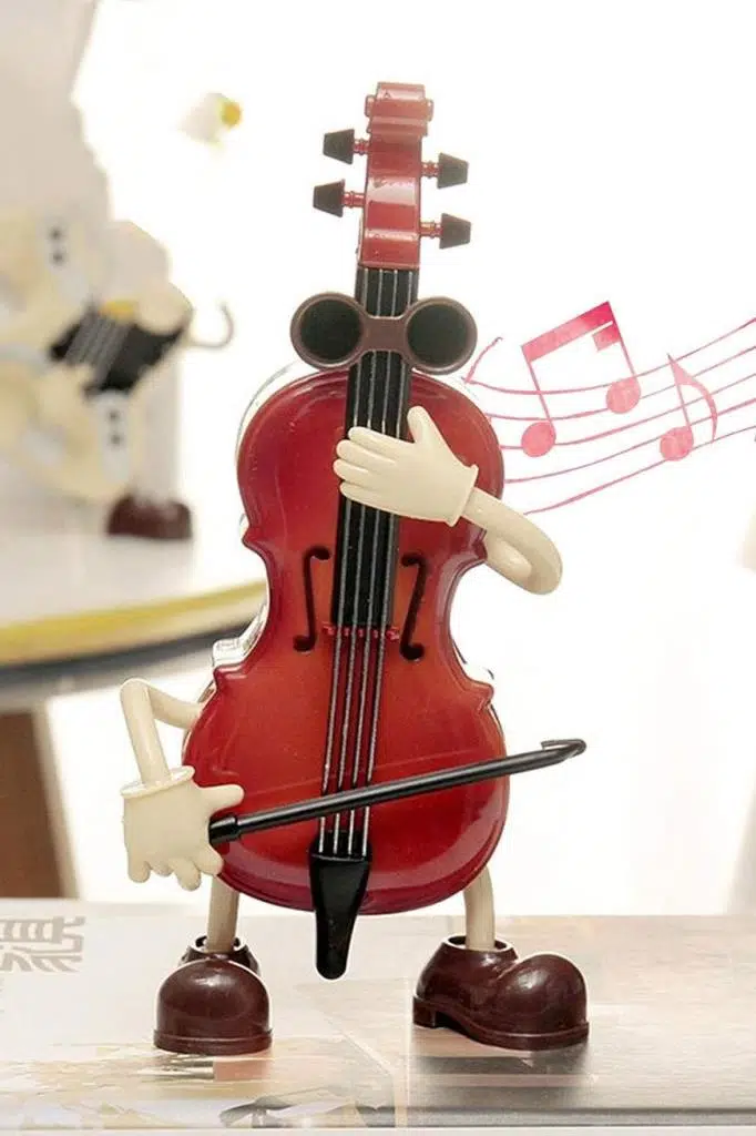 Rennes Çello Tasarımlı Dans Eden Müzik Kutusu Masa Süsü 21x9cm (RGV-C65YN) Rennes Çello Tasarımlı Dans Eden Müzik Kutusu Masa Süsü 21x9cm (RGV-C65YN)