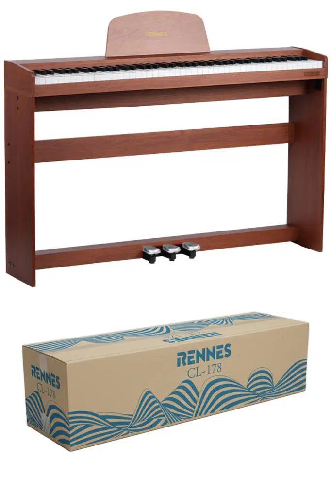 Rennes CL-178OR Tuş Hassasiyetli 88 Tuş Dijital Piyano Ahşap Rennes CL-178OR Tuş Hassasiyetli 88 Tuş Dijital Piyano Ahşap