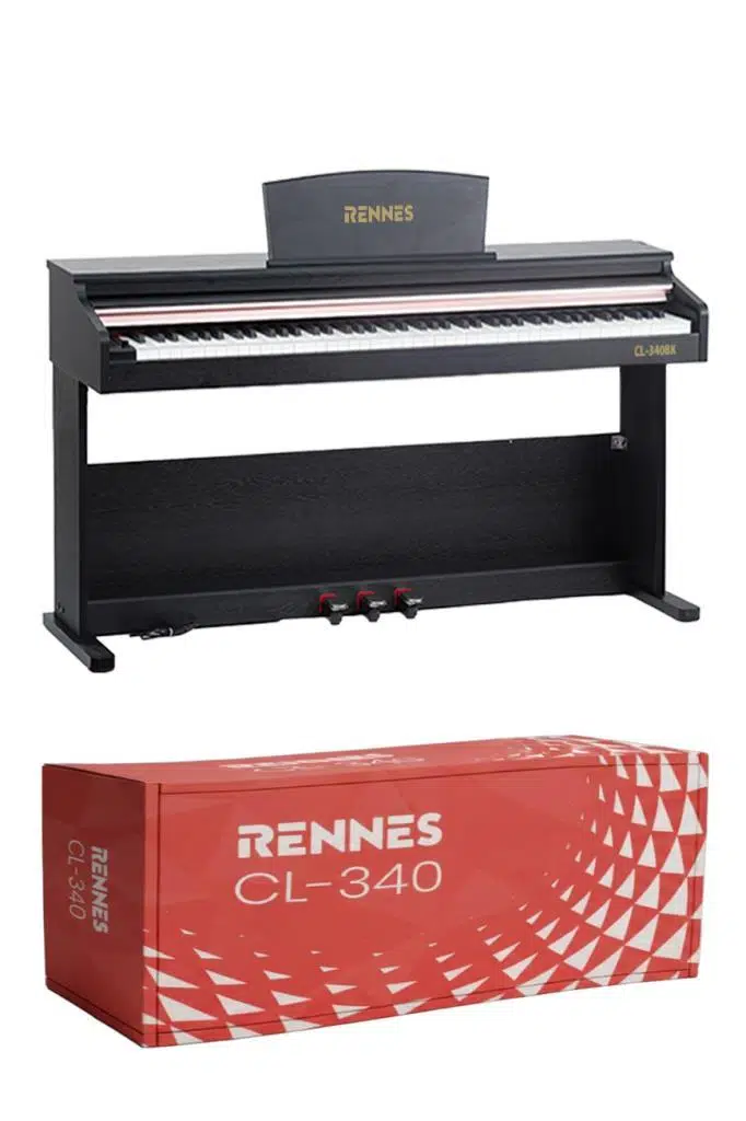 Rennes CL-340BK Tuş Hassasiyetli 88 Tuş Dijital Piyano Profesyonel Siyah Rennes CL-340BK Tuş Hassasiyetli 88 Tuş Dijital Piyano Profesyonel Siyah