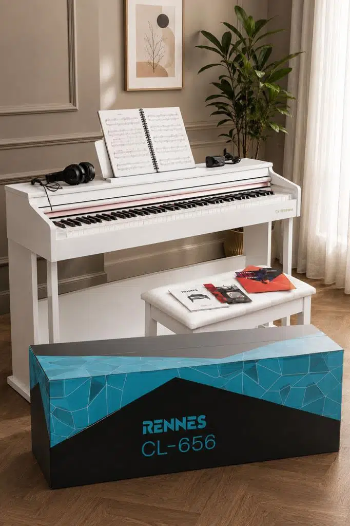 Rennes CL-656WH Hammer Action 88 Tuş Dijital Piyano Profesyonel Beyaz Rennes CL-656WH Hammer Action 88 Tuş Dijital Piyano Profesyonel Beyaz