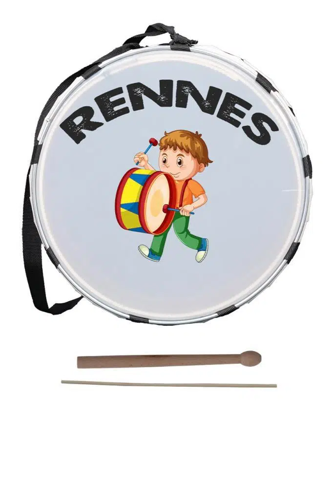 Rennes DVL-30BRW Örf Aletleri Özel Tasarım Çocuk Davulu 30 cm