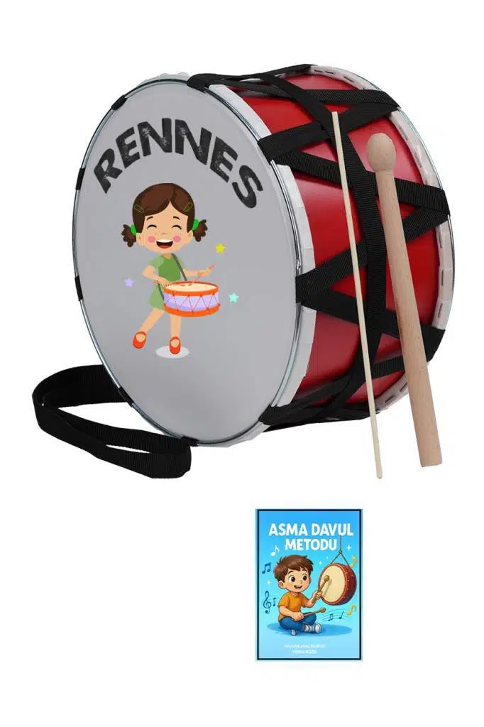 Rennes DVL-32RD Örf Aletleri Özel Tasarım Çocuk Davulu 30 cm Rennes DVL-32RD Örf Aletleri Özel Tasarım Çocuk Davulu 30 cm