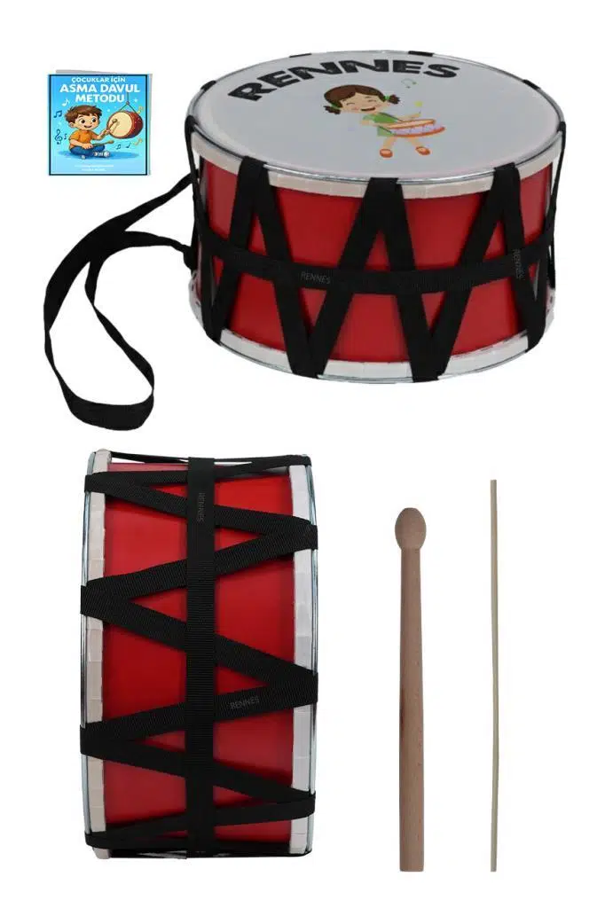 Rennes DVL-32RD Örf Aletleri Özel Tasarım Çocuk Davulu 30 cm Rennes DVL-32RD Örf Aletleri Özel Tasarım Çocuk Davulu 30 cm