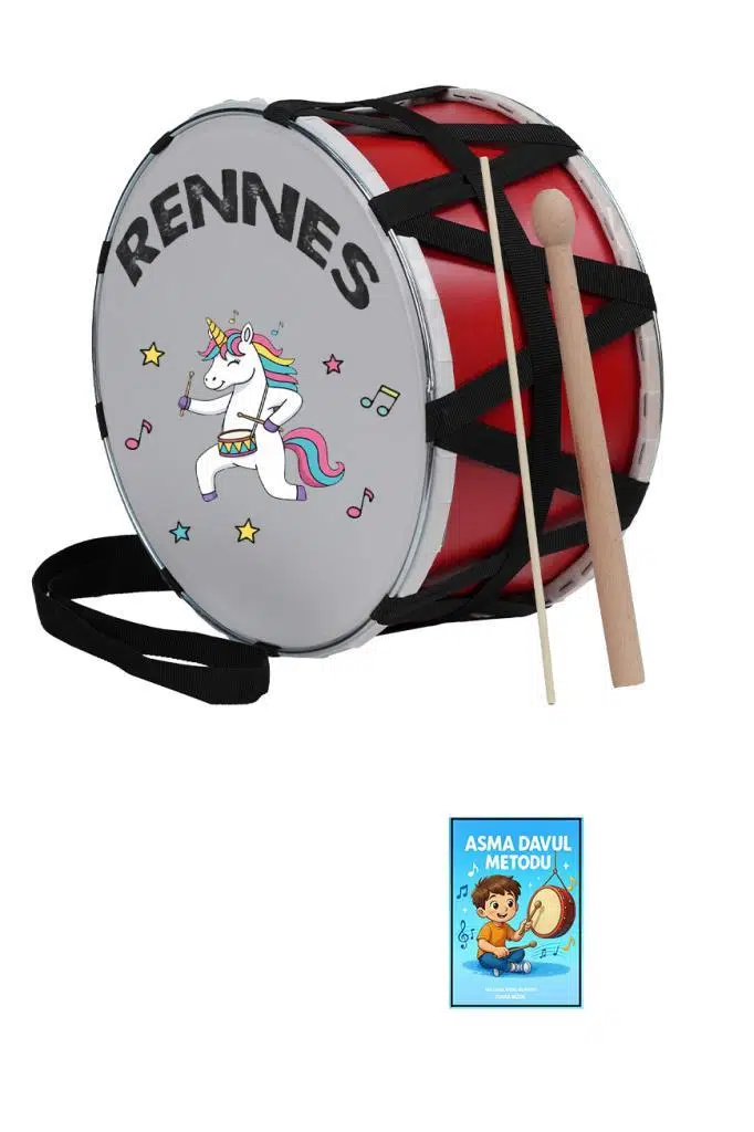 Rennes DVL-33RD Örf Aletleri Özel Tasarım Çocuk Davulu 30 cm Rennes DVL-33RD Örf Aletleri Özel Tasarım Çocuk Davulu 30 cm
