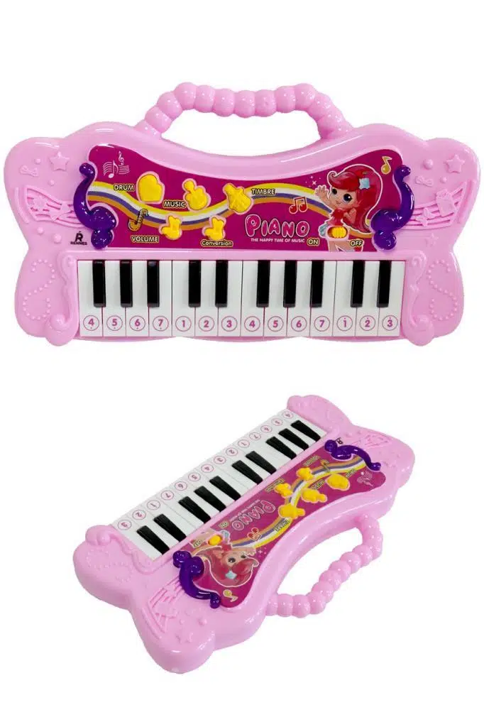 Rennes NP-150PK 24 Tuşlu Portatif Mini Oyuncak Çocuk Piyanosu Pembe Rennes NP-150PK 24 Tuşlu Portatif Mini Oyuncak Çocuk Piyanosu Pembe