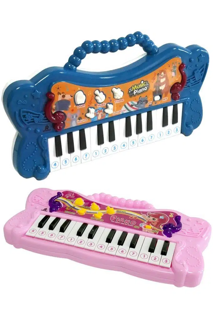 Rennes NP-150PK 24 Tuşlu Portatif Mini Oyuncak Çocuk Piyanosu Pembe Rennes NP-150PK 24 Tuşlu Portatif Mini Oyuncak Çocuk Piyanosu Pembe