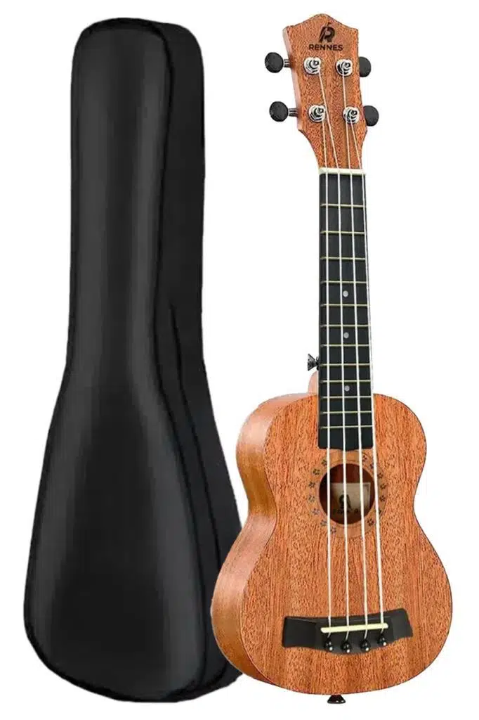 Rennes RD-21 Soprano Ukulele (Çanta Capo Askı Metod Pena)