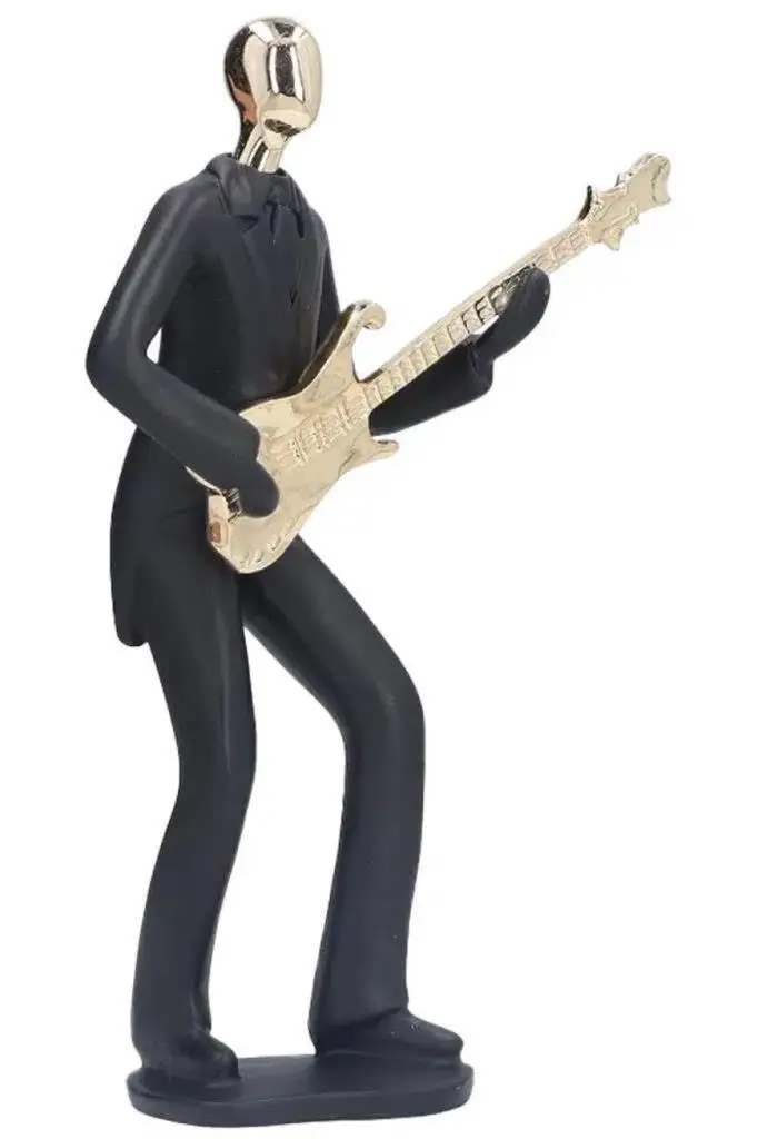 Rennes RGV-B30 Dekoratif Biblo Oda ve Masa Süsü Gitar Çalan Adam Rennes RGV-B30 Dekoratif Biblo Oda ve Masa Süsü Gitar Çalan Adam