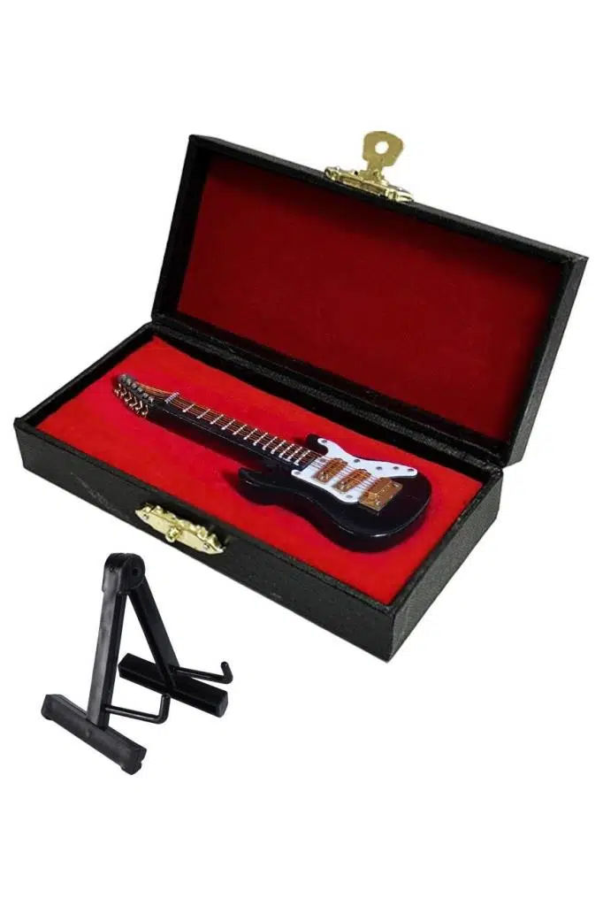 Rennes RGV-G11YN Elektro Gitar Tasarımlı Mini Masa Süsü Hediyelik Eşya Siyah (11x4cm) Rennes RGV-G11YN Elektro Gitar Tasarımlı Mini Masa Süsü Hediyelik Eşya Siyah (11x4cm)