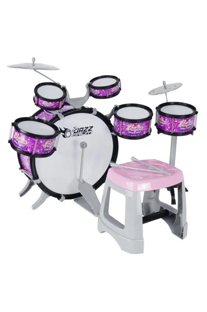 Rennes RKD-08PK 2-5 Yaş Çocuklar İçin Oyuncak Bateri Seti Eğitici Müzik Aleti Pembe Rennes RKD-08PK 2-5 Yaş Çocuklar İçin Oyuncak Bateri Seti Eğitici Müzik Aleti Pembe