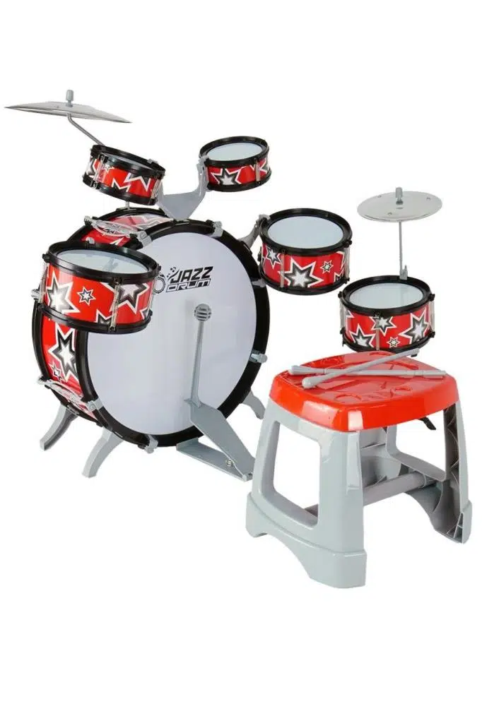 Rennes RKD-08RD 2-5 Yaş Çocuklar İçin Oyuncak Bateri Seti Eğitici Müzik Aleti Kırmızı Rennes RKD-08RD 2-5 Yaş Çocuklar İçin Oyuncak Bateri Seti Eğitici Müzik Aleti Kırmızı