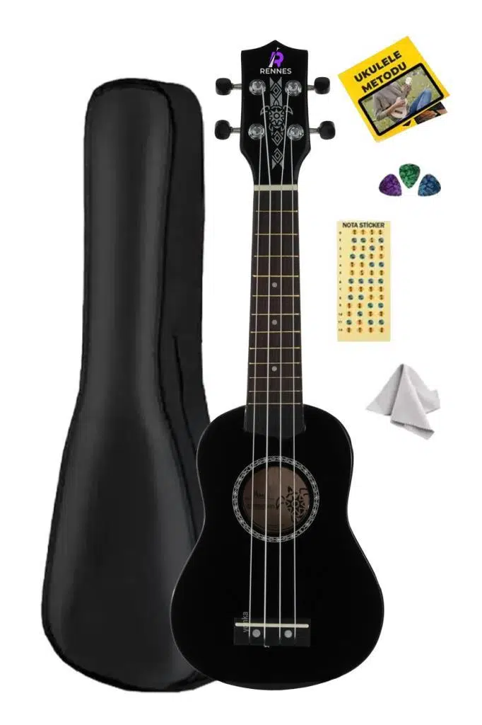 Rennes Soprano Siyah Ukulele (OUTLET) Rennes Soprano Siyah Ukulele (OUTLET)