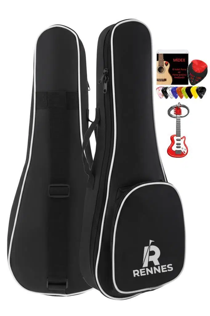 Rennes UCS-21 Soprano Ukulele Çantası Gigbag Softcase Kılıf