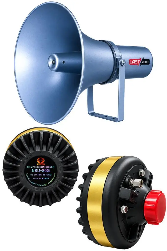 SAMMİ NSU-80H Hornlu Cami Ünit Ezan Minare Hoparlörü 80 Watt 16 Ohm