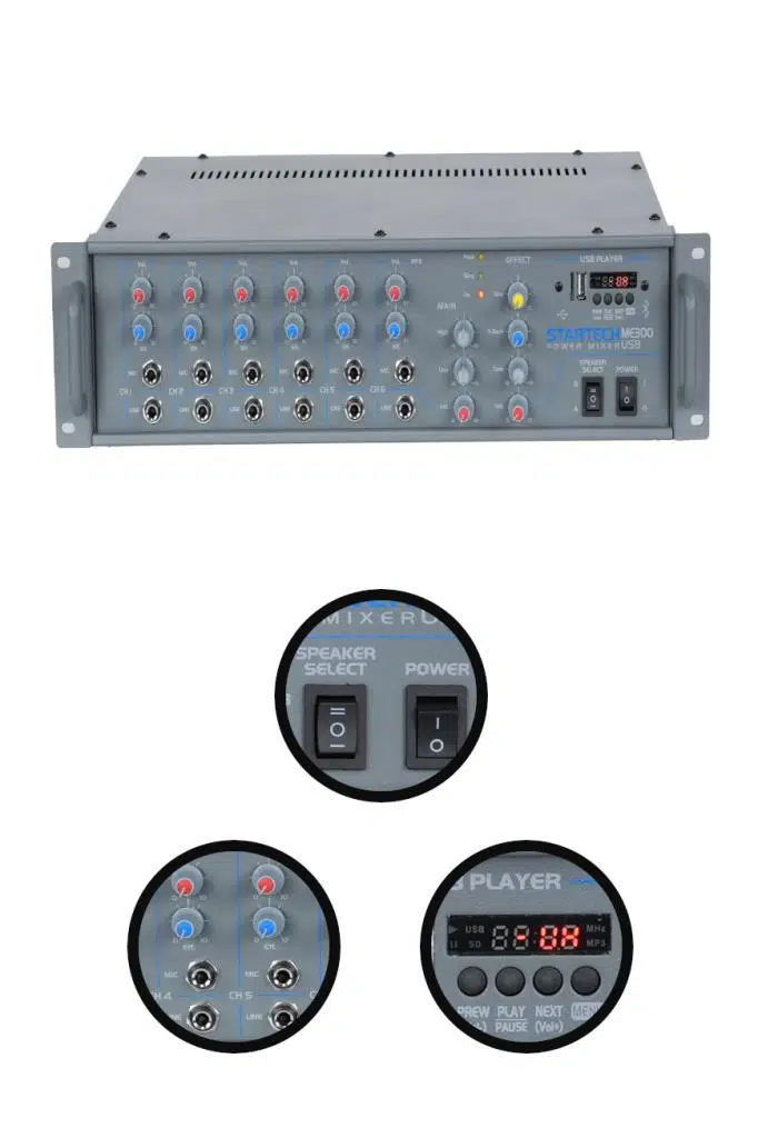 Startech Mono ME-300 USB 300 Watt Ekholu Cami Anfisi Startech Mono ME-300 USB 300 Watt Ekholu Cami Anfisi