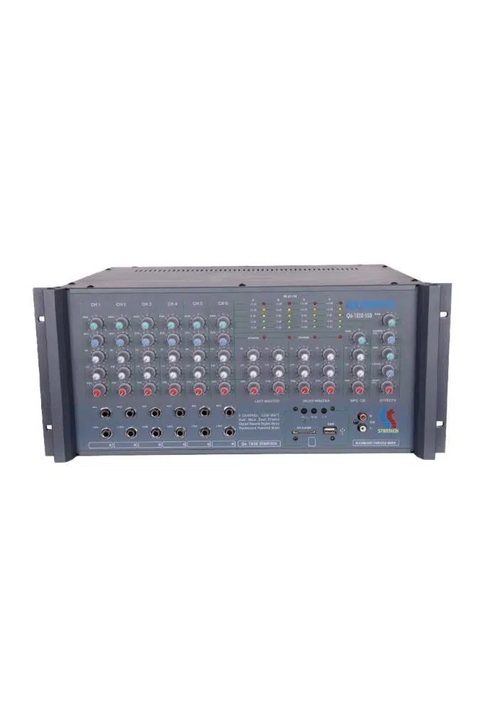 Startech Quadro Q6-1200 USB 4x300W 4 Çıkışlı Power Mixer Anfi Startech Quadro Q6-1200 USB 4x300W 4 Çıkışlı Power Mixer Anfi