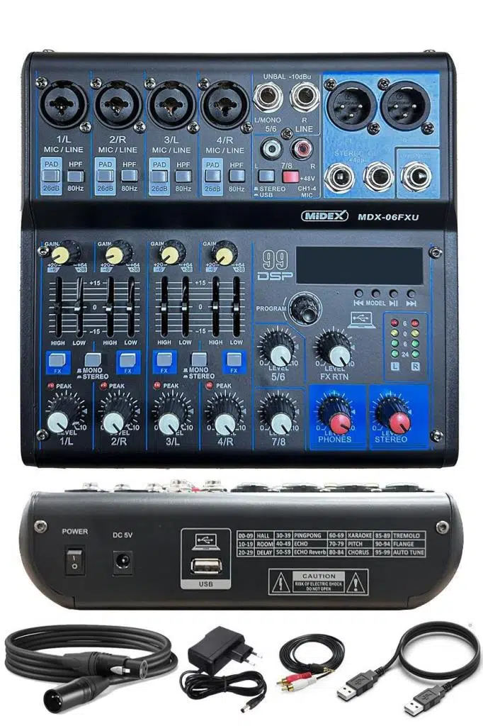 Stüdyo Ekipmanları Midi Live Paket-5 Ses Kartlı Mikser Midi Klavye CX2 Mikrofon Kulaklık Stüdyo Ekipmanları Midi Live Paket-5 Ses Kartlı Mikser Midi Klavye CX2 Mikrofon Kulaklık