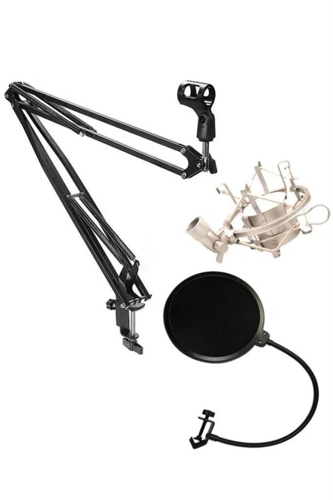 Stüdyo Pop Filtre + Shock Mount + Mikrofon Standı (NB40) Stüdyo Pop Filtre + Shock Mount + Mikrofon Standı (NB40)
