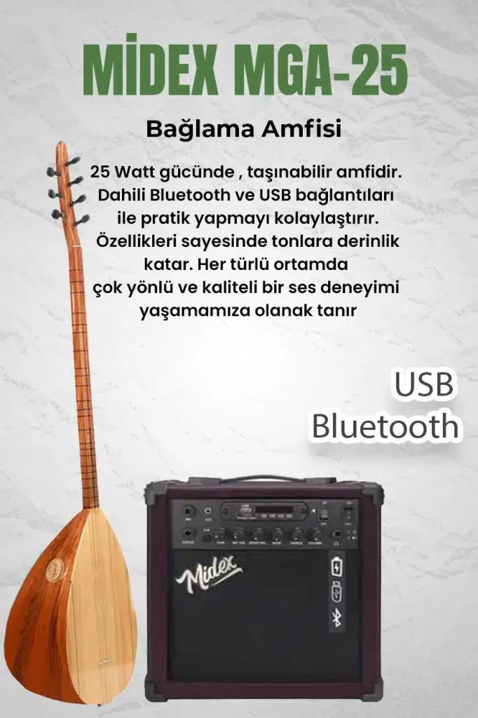 Yonka B-141U-AMP Amfili Uzun Sap Karaağaç Kaliteli Saz Bağlama Seti Yonka B-141U-AMP Amfili Uzun Sap Karaağaç Kaliteli Saz Bağlama Seti