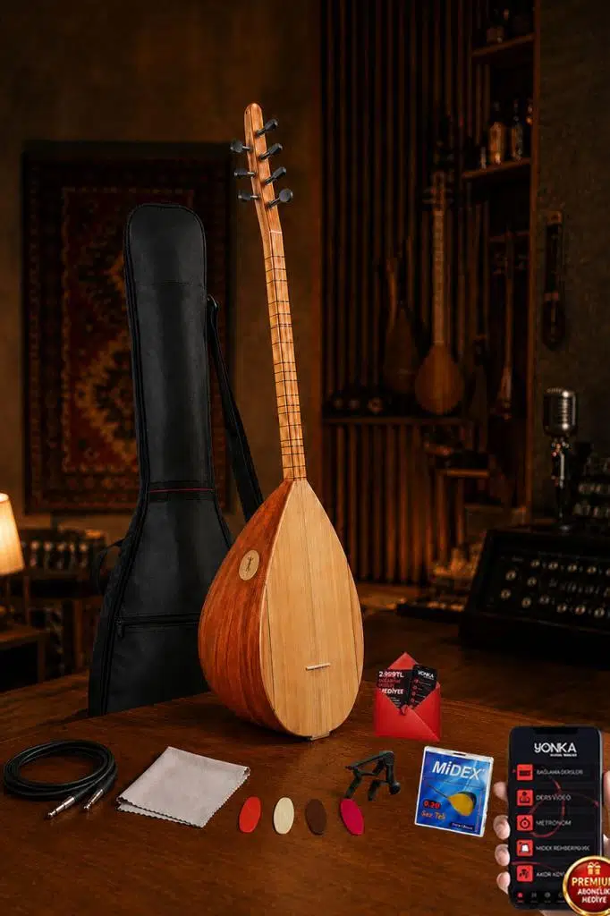 Yonka B-142K Kısa Sap Çınar Ağacı Gövde Kaliteli Gürgen Sap Saz Bağlama Seti Yonka B-142K Kısa Sap Çınar Ağacı Gövde Kaliteli Gürgen Sap Saz Bağlama Seti