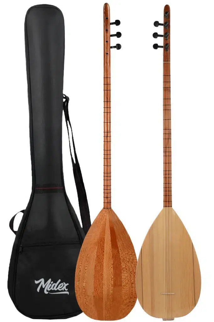 Yonka B-142U-AMP Amfili Uzun Sap Çınar Ağacı Kaliteli Saz Bağlama Seti Yonka B-142U-AMP Amfili Uzun Sap Çınar Ağacı Kaliteli Saz Bağlama Seti