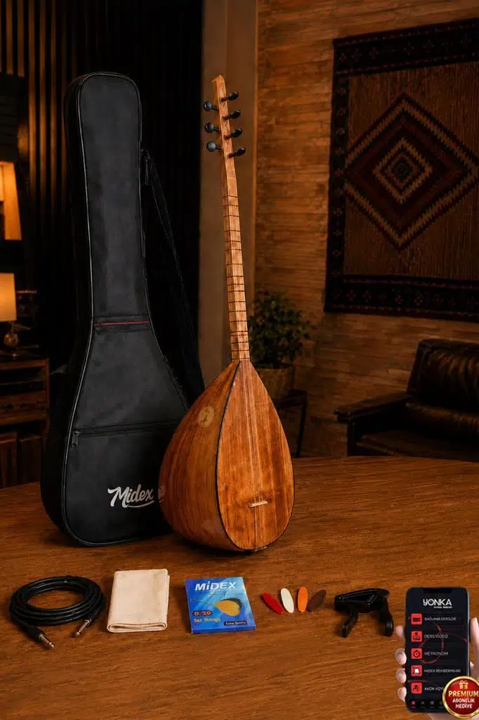 Yonka B-143K Kısa Sap Dut Ağacı Gövde Kaliteli Gürgen Sap Saz Bağlama Seti Yonka B-143K Kısa Sap Dut Ağacı Gövde Kaliteli Gürgen Sap Saz Bağlama Seti